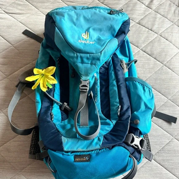 Women's Deuter 28 L Blue Backpack - Picture 9 of 13